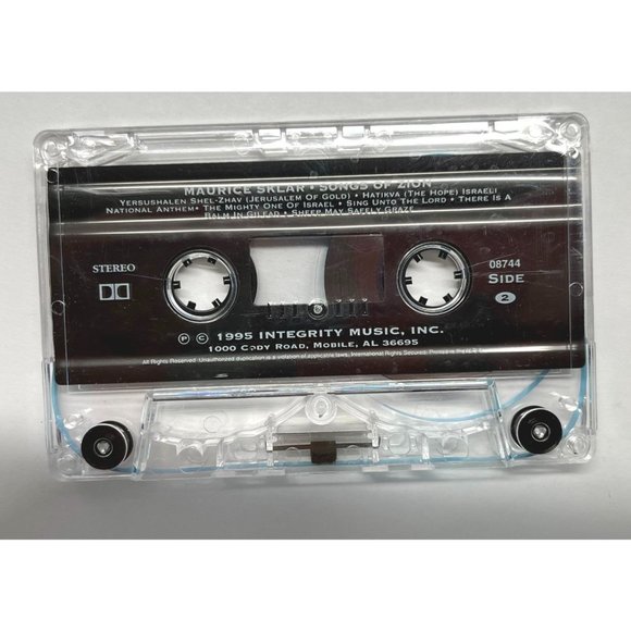 Maurice Sklar Songs of Zion Audio Cassette Tape 1995 Violinist Christian - Picture 4 of 6